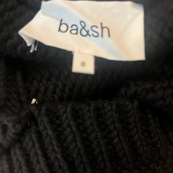 ba&sh cardigan with embellished buttons, black, size XS - Picture 6 of 8